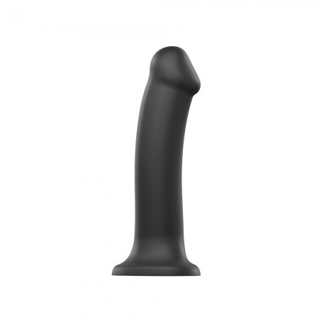 Strap On Me Silicone Dual Density Bendable Dildo XLarge Black