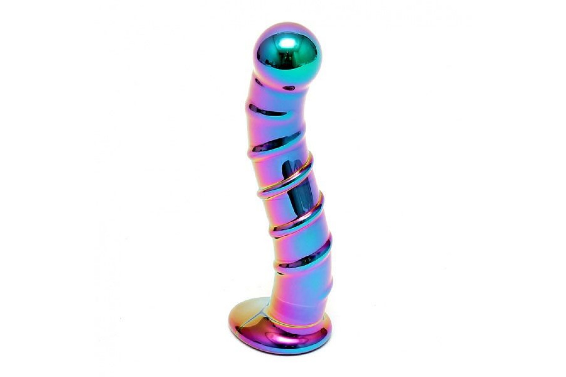 Sensual Multi Coloured Glass Nikita Dildo