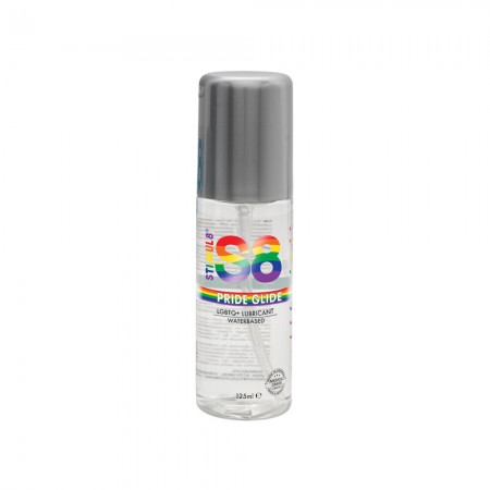 S8 Pride Glide Water Based Lubricant 125ml