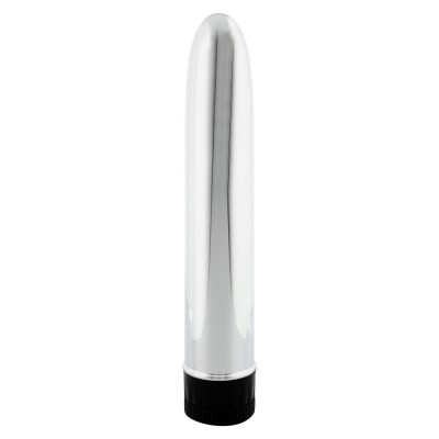 Slimline Smooth Multi Speed Vibrator Silver