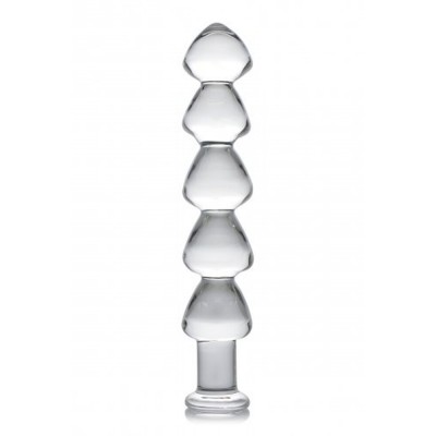 Master Series Drops Anal Links Glass Dildo