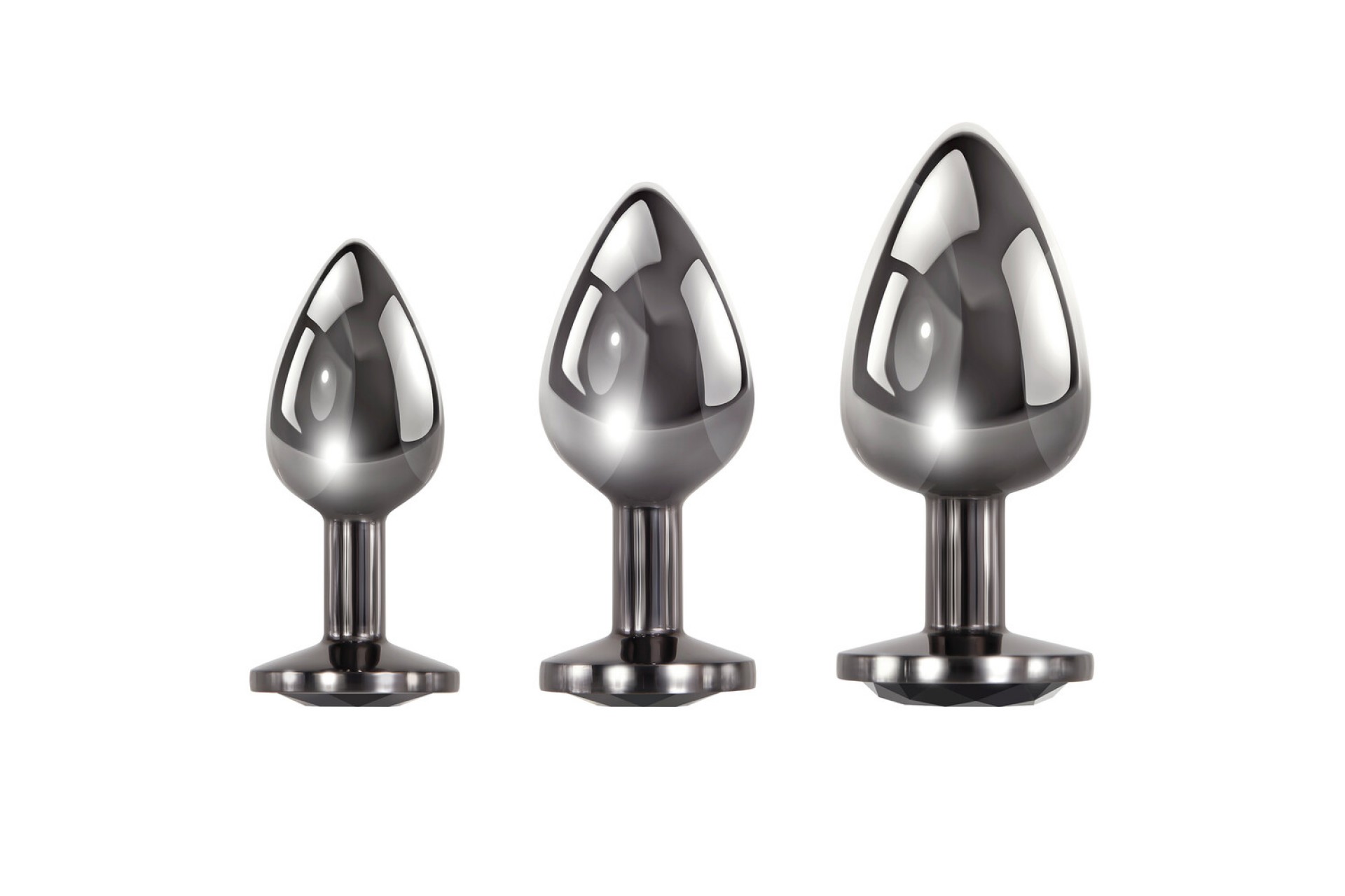 Evolved Black Gem Anal Plug Set