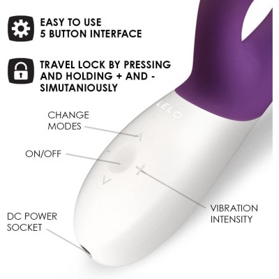 Lelo Ina Wave 2 Luxury Rechargeable Vibe Plum