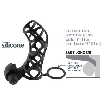 Fantasy Xtensions Silicone Extreme Power Vibrating Cock Cage