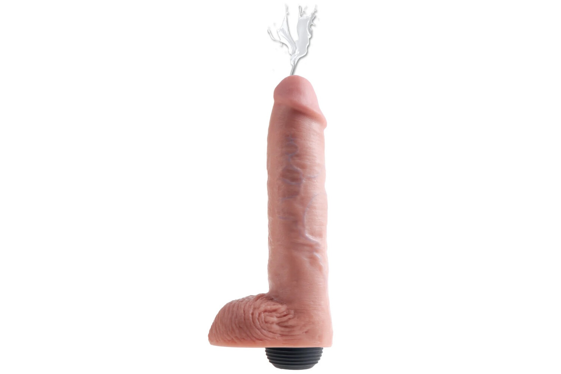 King Cock 11 Inch Squirting Cock With Balls Flesh