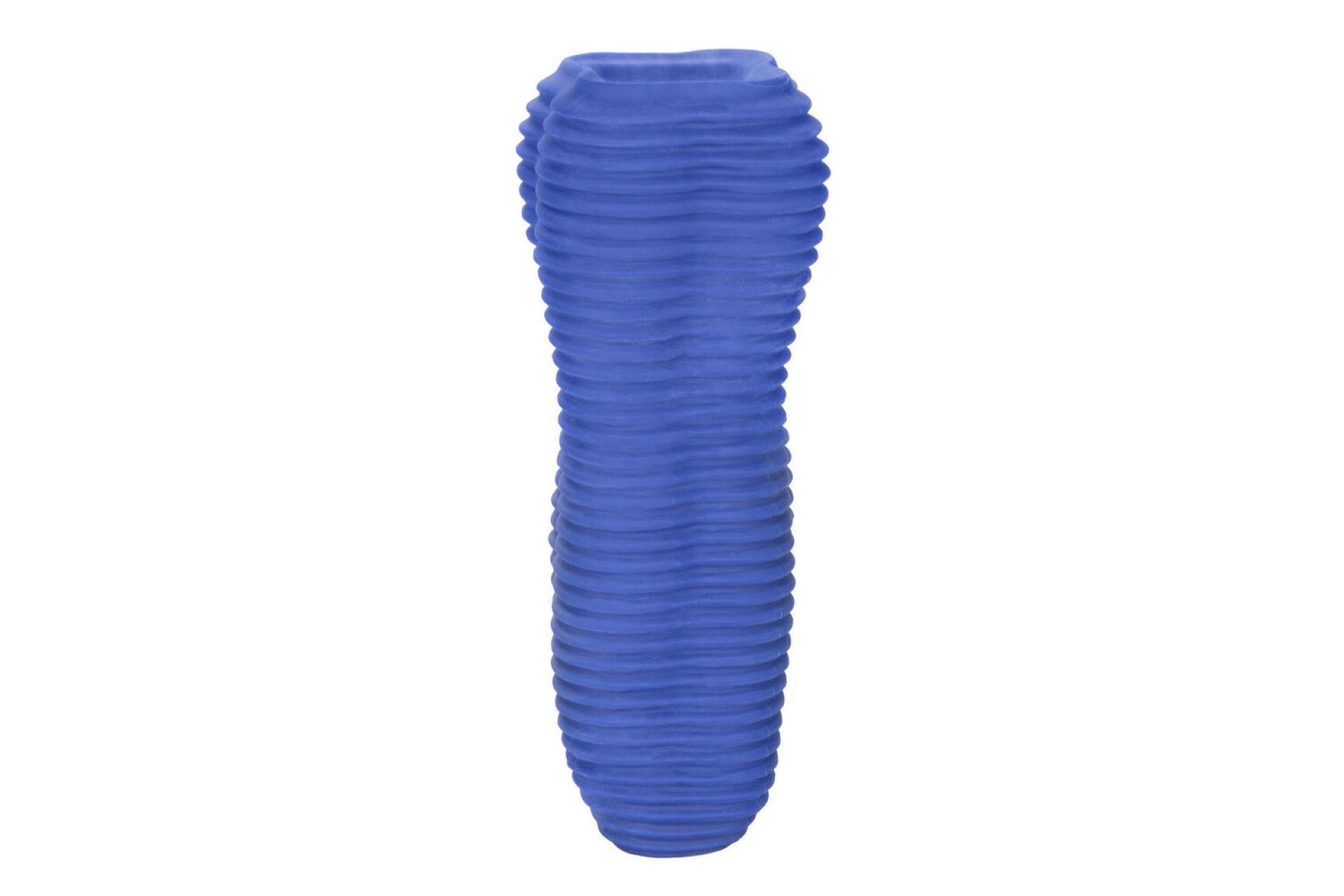 Apollo Stroker Closed End Textured Masturbator Blue