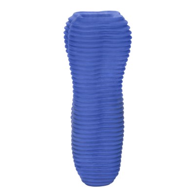 Apollo Stroker Closed End Textured Masturbator Blue