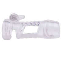 Clear Vibrating Super Penis Sleeve