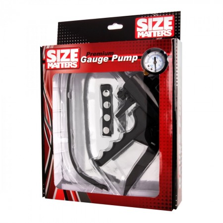 Size Matters Premium Gauge Pump Black